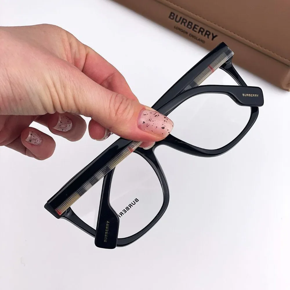 Burberry Evelyn BE2347 3942 Eyeglasses Black Square Women